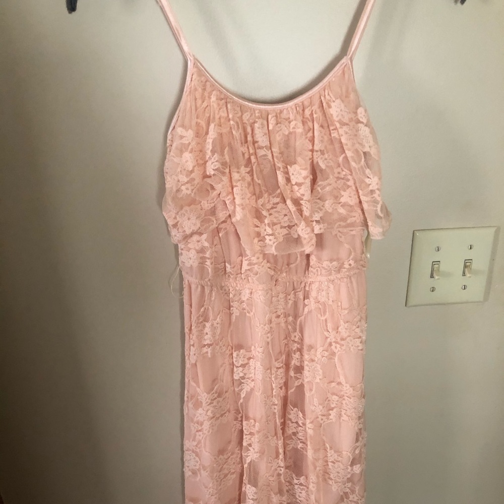Peach dress